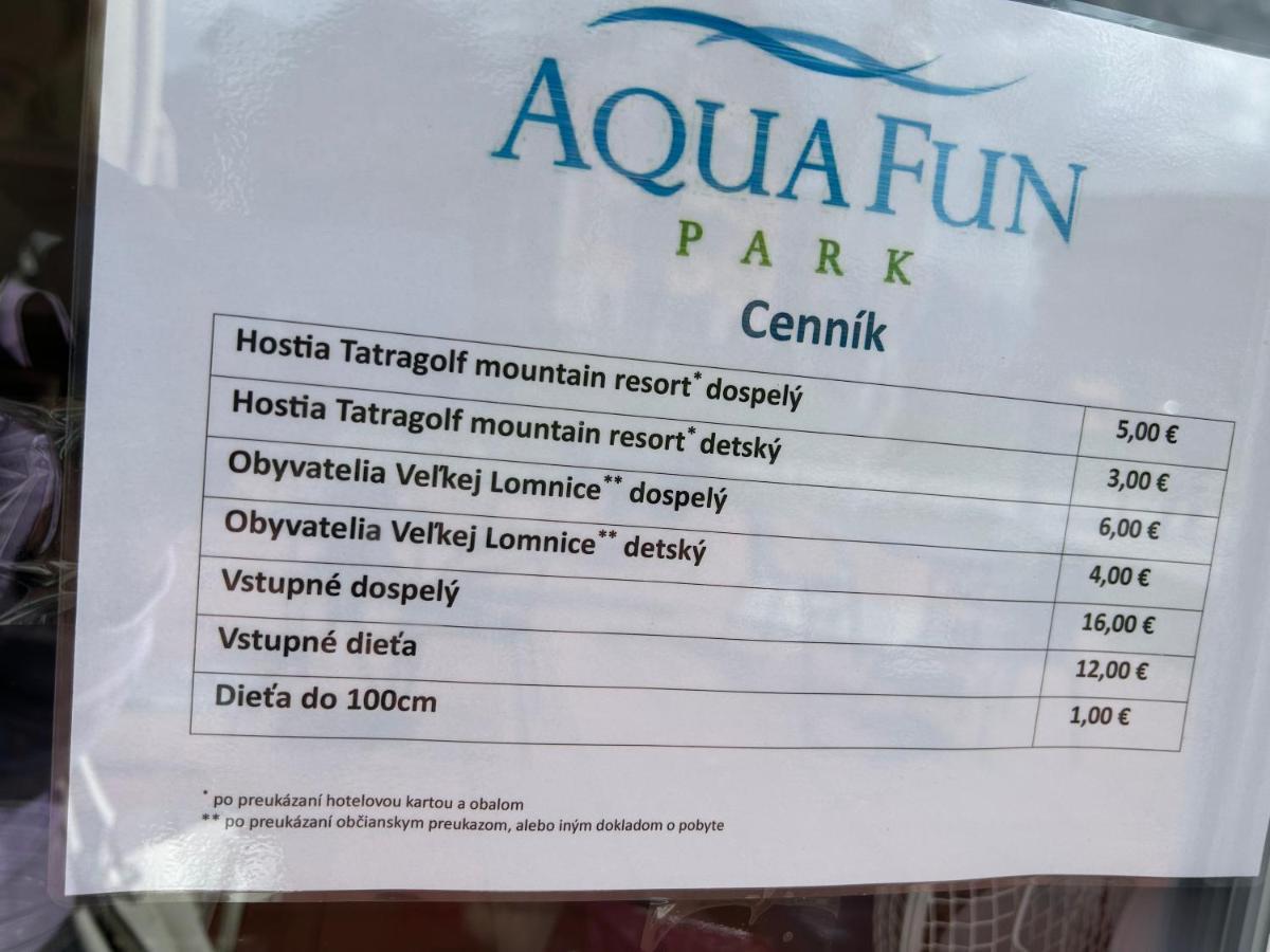 Apartliv Vel'ka Lomnica Ngoại thất bức ảnh